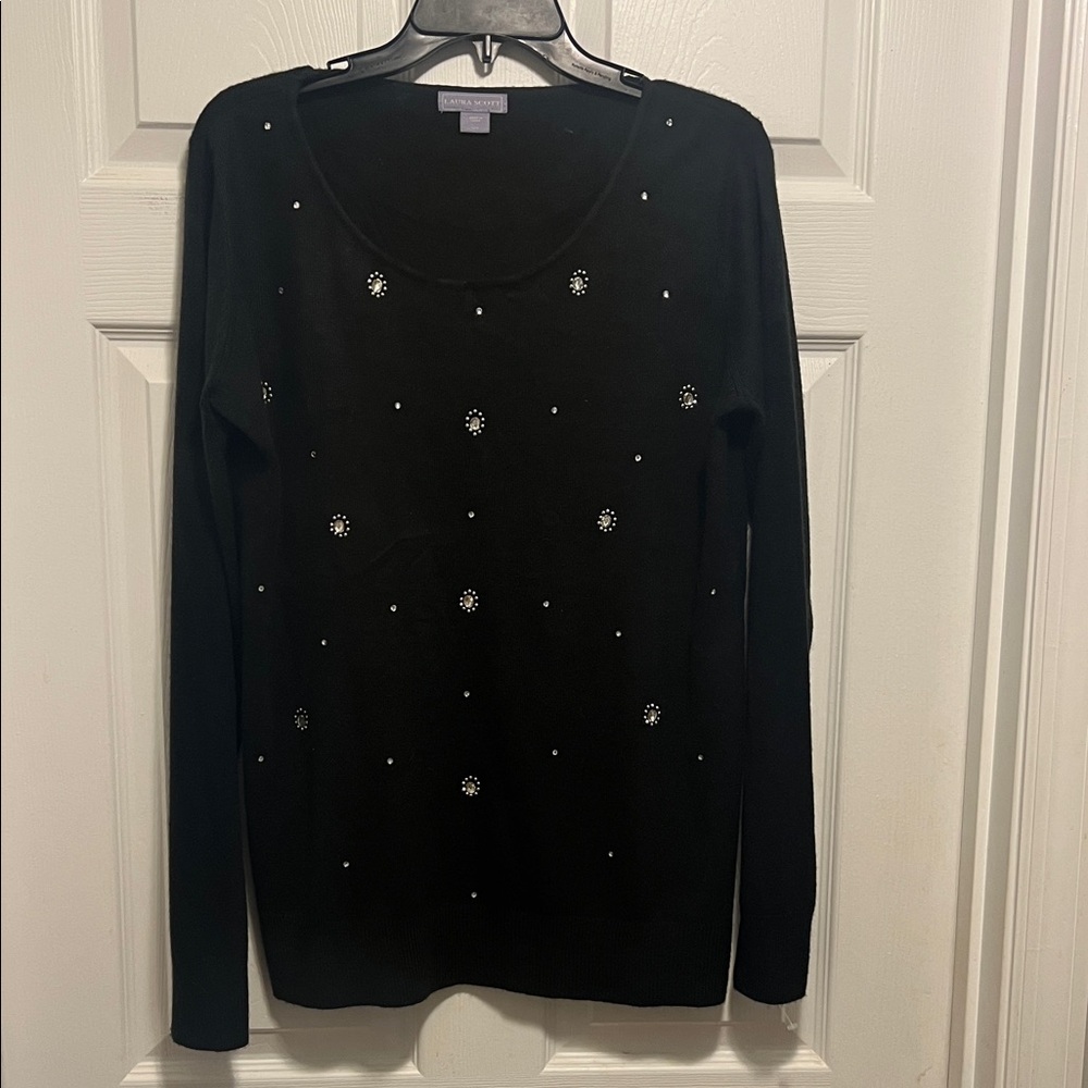 Laura Scott Charcoal Sweater